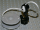 Duplo Winch Drum Narrow with White String and Black Thin Hook Fixed with Stud Holder
