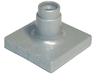 Duplo Support Sign Post Short - Thin Base