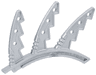 Bionicle Rahkshi Back Blade, 3 Jagged Bladed Fins (Kurahk)