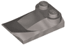 Slope, Curved 3 x 2 x 2/3 with 2 Studs, Wing End