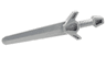 Minifigure, Weapon Sword, Greatsword Angular