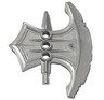 Large Figure Battle Axe Head