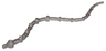 Bionicle Weapon Barraki Kalmah Tentacle / Seaweed - Flexible Rubber