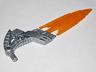 Hero Factory Weapon, Fire Shooter with Molded Flexible Rubber Orange Blade Pattern