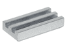 Tile, Modified 1 x 2 Grille with Bottom Groove