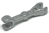 Arm Mechanical, Straight with Clips at 90 degrees (Vertical Grip)