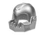 Minifigure, Headgear Helmet Chin Guard Oversized Jagged