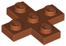 Plate, Modified 3 x 3 Cross
