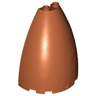 Cone Half 6 x 3 x 6 (Elliptic Paraboloid) with 2 x 1 Top