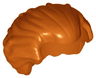 Minifigure, Hair Swept Back with Widow's Peak, Chin Length and Bushy in Back
