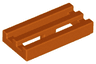 Tile, Modified 1 x 2 Grille with Bottom Groove