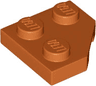 Wedge, Plate 2 x 2  Cut Corner