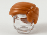 Minifigure, Hair Combed Sideways with Short Sideburns