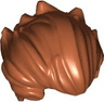 Minifigure, Hair Bushy Swept Back