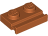 Plate, Modified 1 x 2 with Door Rail