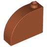Slope, Curved 3 x 1 x 2 with Hollow Stud