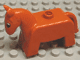 Duplo Horse Small with Black and White Eyes Pattern