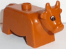 Duplo Cow Adult with Black and White Eyes Pattern