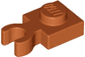 Plate, Modified 1 x 1 with Open O Clip Thick (Vertical Grip)