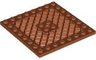 Plate, Modified 8 x 8 with Grille and Hole in Center