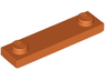 Plate, Modified 1 x 4 with 2 Studs with Groove