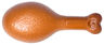 Turkey Drumstick, 22mm with Oval Opening on Back