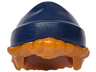 Mini Doll, Hair Combo, Hair with Hat, Short Tousled with Molded Dark Blue Beanie / Knit Cap Pattern
