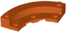 Brick, Round Corner 5 x 5 Macaroni with 4 x 4 Round Plate Macaroni