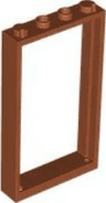 Door, Frame 1 x 4 x 6 with 2 Holes on Top and Bottom