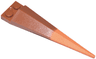 Plate, Modified 1 x 2 with Angular Extension with Molded Flexible Rubber Orange Tip Pattern
