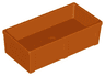 Duplo Animal Accessory Feeding Trough 2 x 4 x 1 with Straight Sides
