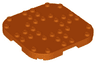 Plate, Modified 8 x 8 with Rounded Corners and 4 Feet