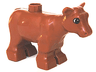 Duplo Cow Baby Calf with Eyes Pattern