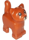 Cat, Baby Kitten, Standing with Black Nose and Eyes with White Pupils, Tan Muzzle Pattern