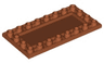 Tile, Modified 4 x 8 Inverted with Studs on Edges