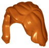 Minifigure, Hair Female Mid-Length with Part over Right Shoulder