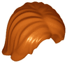Minifigure, Hair Mid-Length Tousled with Center Part