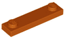 Plate, Modified 1 x 4 with 2 Studs without Groove