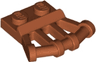 Plate, Modified 1 x 2 with Angled Bar Handles on Side