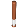 Minifigure, Utensil Baseball Bat 4L with White Grip Handle Pattern