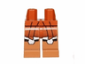 Hips and Medium Nougat Legs with Jedi Robe and White Leg Armor Plates Pattern