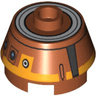 Cone 2 x 2 Truncated with SW C1-10P Astromech Droid, Printed Top Pattern