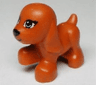 Dog, Friends Style, Puppy, Walking with Bright Light Blue Eyes and Black Nose and Mouth Pattern (Scarlett)