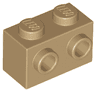 Brick, Modified 1 x 2 with Studs on 1 Side