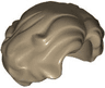 Minifigure, Hair Female Short, Wavy with Side Part