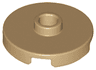 Tile, Round 2 x 2 with Open Stud