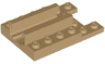 Plate, Modified 4 x 6 with 1 x 2 Cutout and Gear Track (Ninjago Dragon Spinjitzu Spinner Launcher)