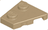 Wedge, Plate 2 x 2  Left