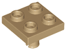 Plate, Modified 2 x 2 with Pin on Bottom