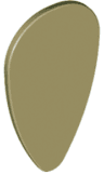 Minifigure, Shield Oval